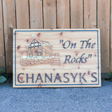 Outdoor Cabin Sign