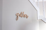 Gather - Small DIY 3D Word