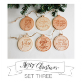 Christmas Ornaments - Set of 6